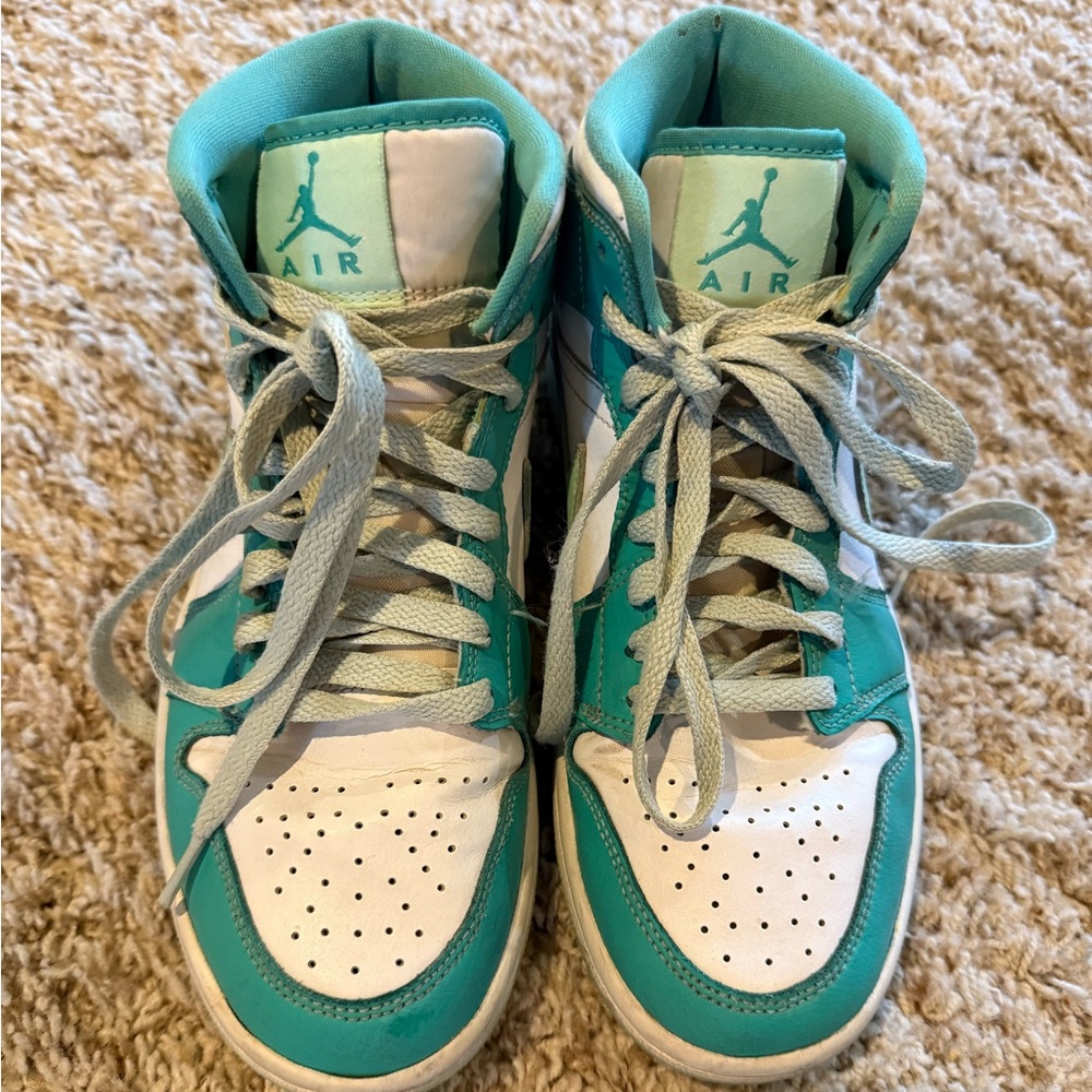 Shoes (Jordan Teal and White Athletic )